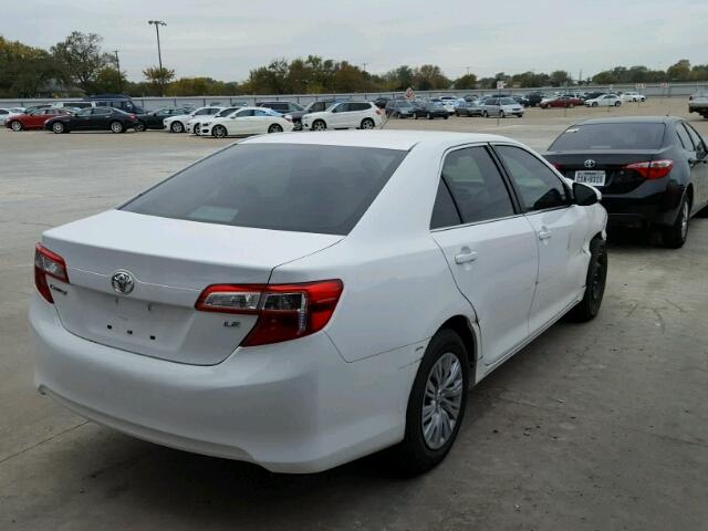 4T1BF1FK1CU175520 - 2012 TOYOTA CAMRY BASE WHITE photo 4