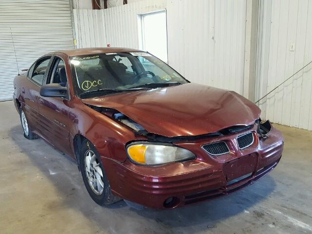 1G2NF52T11M559712 - 2001 PONTIAC GRAND AM S MAROON photo 1