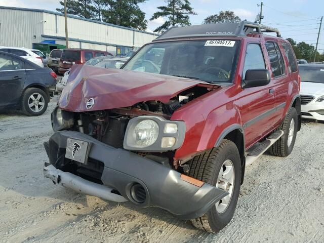 5N1ED28T84C641921 - 2004 NISSAN XTERRA XE RED photo 2