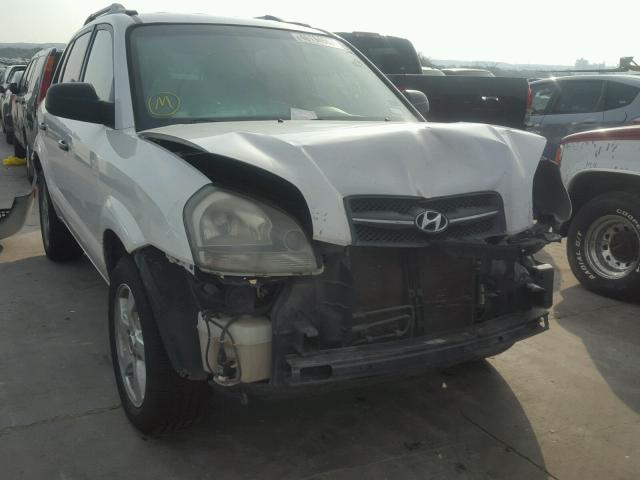 KM8JM12B87U583316 - 2007 HYUNDAI TUCSON GLS WHITE photo 1