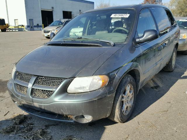 2D4GT44L33R271603 - 2003 DODGE GRAND CARA GREEN photo 2