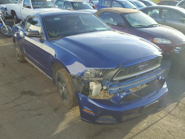 1ZVBP8AM3E5267127 - 2014 FORD MUSTANG BLUE photo 1