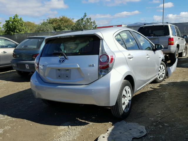 JTDKDTB36D1044932 - 2013 TOYOTA PRIUS C GRAY photo 4