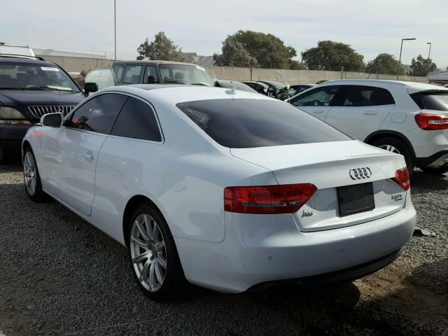 WAUVFAFR4CA004869 - 2012 AUDI A5 PRESTIG WHITE photo 3