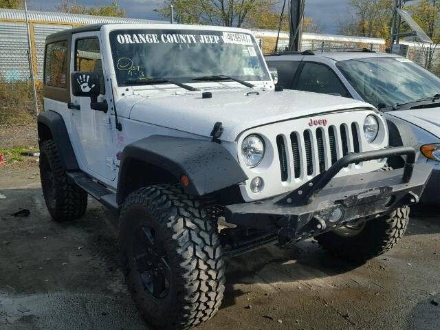 1C4AJWAG5FL557610 - 2015 JEEP WRANGLER S 白色 照片 1