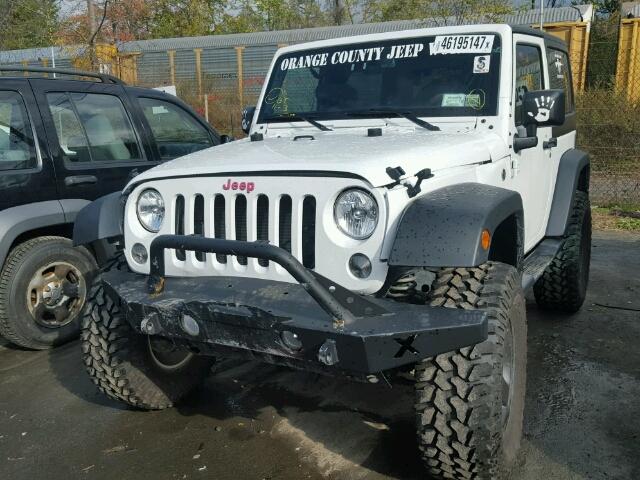 1C4AJWAG5FL557610 - 2015 JEEP WRANGLER S 白色 照片 2