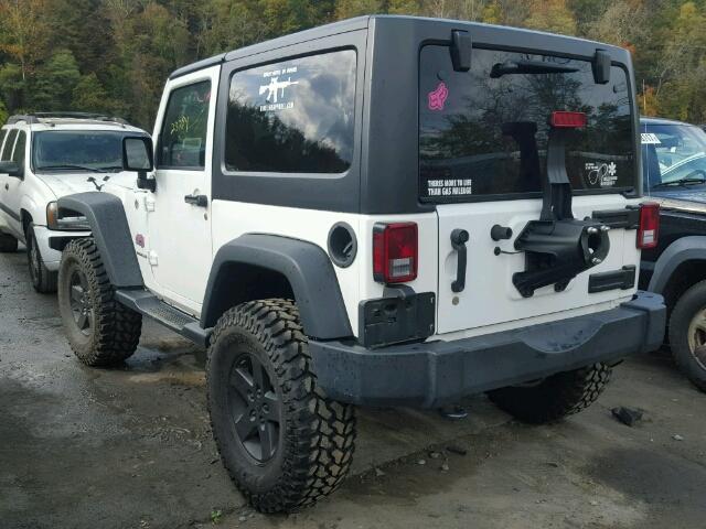 1C4AJWAG5FL557610 - 2015 JEEP WRANGLER S 白色 照片 3