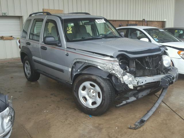 1J4GL48K97W501134 - 2007 JEEP LIBERTY SILVER photo 1