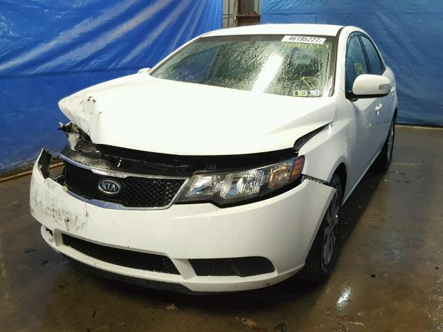 KNAFU4A24A5183331 - 2010 KIA FORTE EX WHITE photo 2