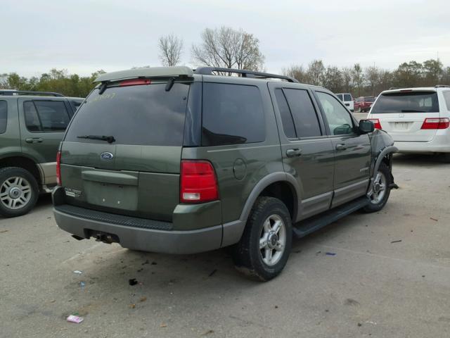 1FMZU73E82UC01065 - 2002 FORD EXPLORER X GREEN photo 4