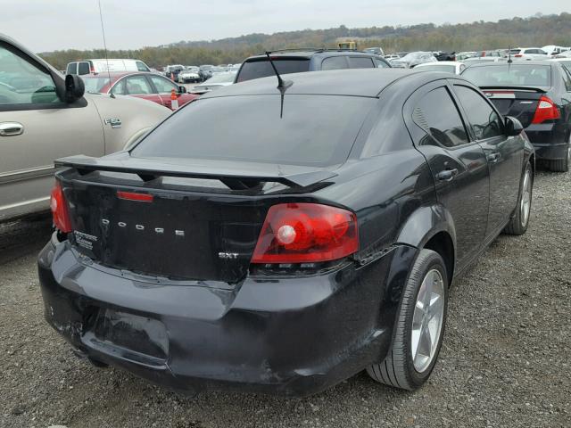 1C3CDZEGXCN255178 - 2012 DODGE AVENGER SX BLACK photo 4