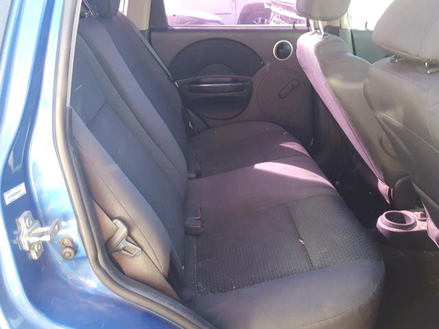KL1TD666X8B098526 - 2008 CHEVROLET AVEO BASE Mavi foto 6