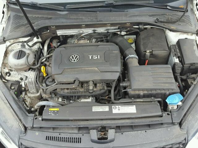 3VW4T7AUXFM024781 - 2015 VOLKSWAGEN GTI WHITE photo 7