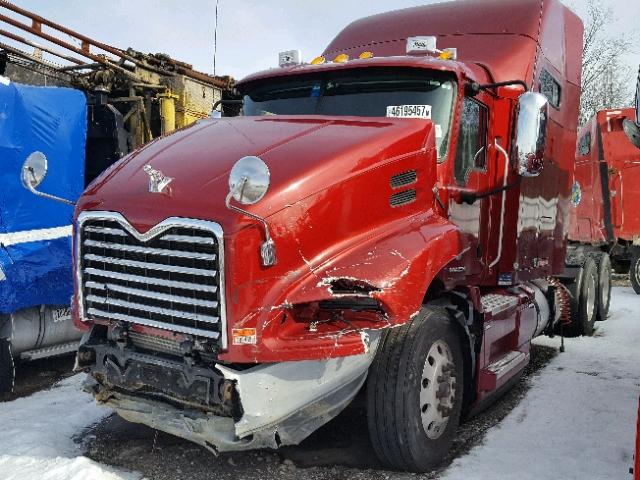 1M1AW21Y8GM056550 - 2016 MACK 600 CXU600 BURGUNDY photo 2