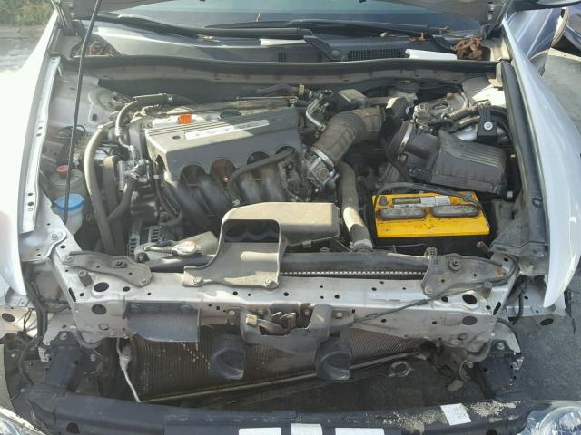 JHMCP26438C071202 - 2008 HONDA ACCORD LXP SILVER photo 7