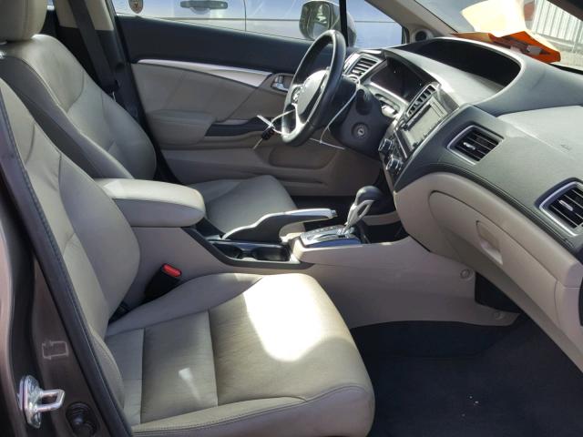 19XFB2F91DE253976 - 2013 HONDA CIVIC EXL 灰色 照片 5