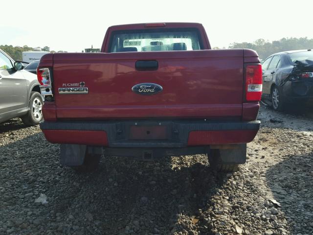 1FTLR4FE5BPA41098 - 2011 FORD RANGER MAROON photo 9