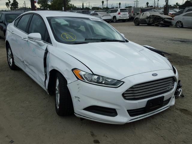 3FA6P0H72ER278287 - 2014 FORD FUSION SE WHITE photo 1