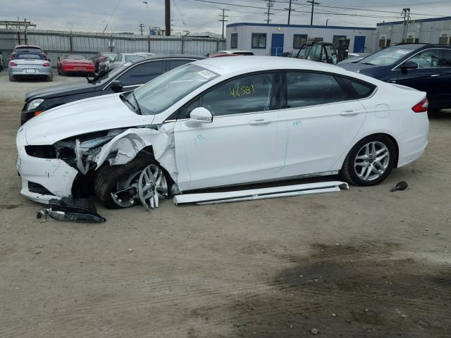 3FA6P0H72ER278287 - 2014 FORD FUSION SE WHITE photo 9