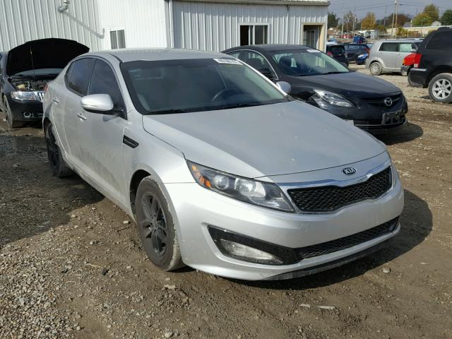 KNAGM4A76D5326462 - 2013 KIA OPTIMA LX SILVER photo 1