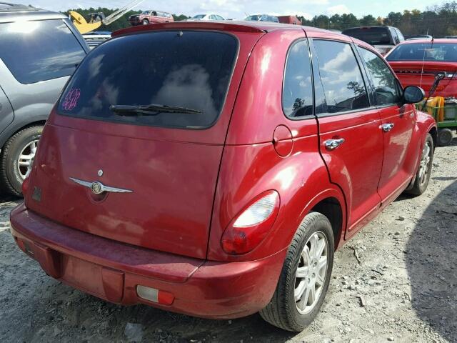 3A8FY68B76T261111 - 2006 CHRYSLER PT CRUISER RED photo 4