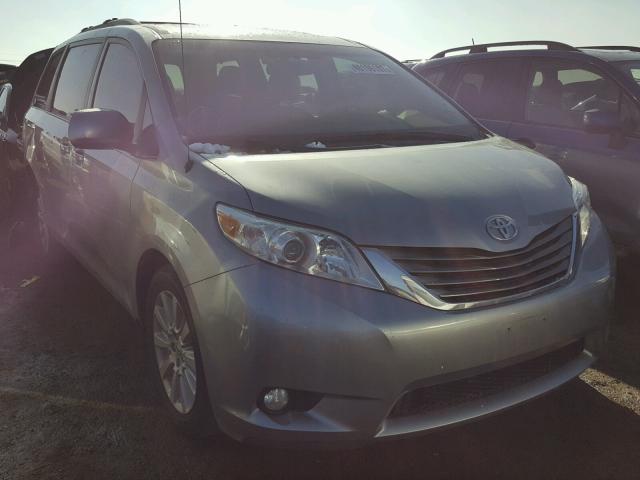 5TDDK3DC3DS057068 - 2013 TOYOTA SIENNA XLE SILVER photo 1