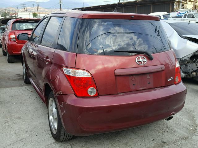 JTKKT604160156605 - 2006 TOYOTA SCION XA RED photo 3