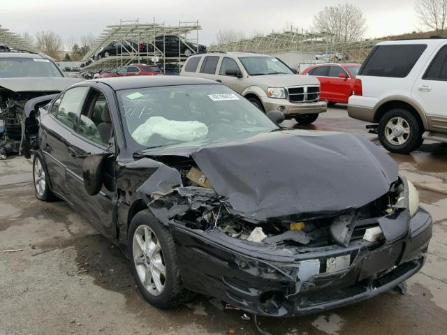 1G2NW52E64M634829 - 2004 PONTIAC GRAND AM BLACK photo 1