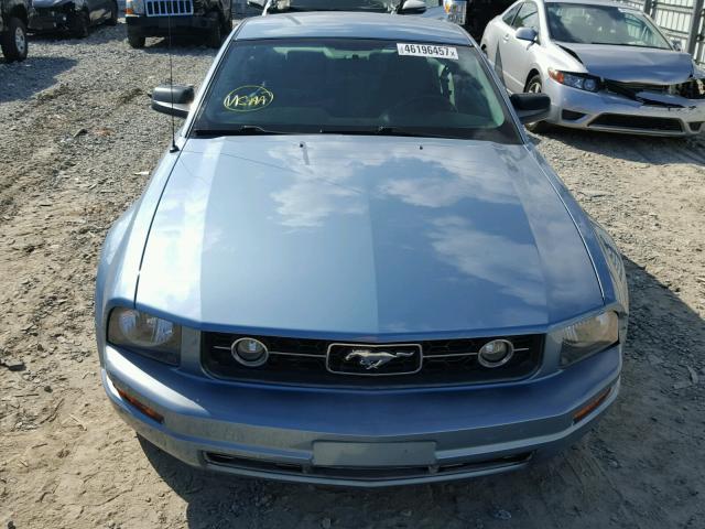 1ZVHT80N785114481 - 2008 FORD MUSTANG BLUE photo 9