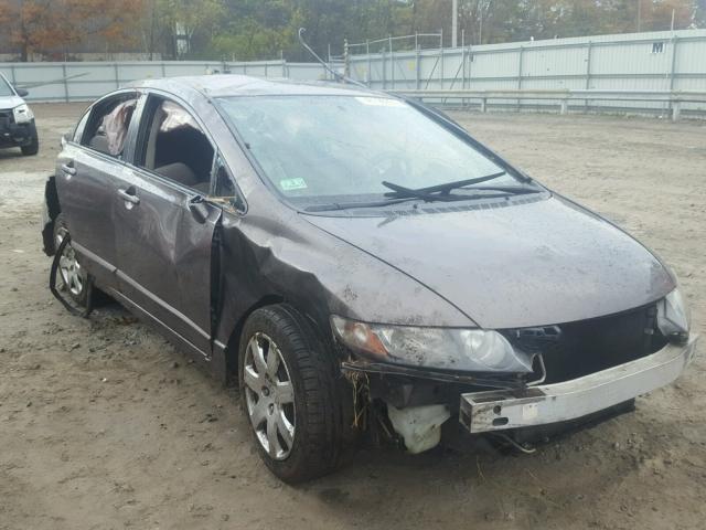 2HGFA16589H540240 - 2009 HONDA CIVIC LX GRAY photo 1