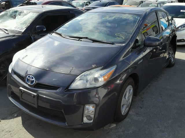 JTDKN3DU3A0214216 - 2010 TOYOTA PRIUS GRAY photo 2