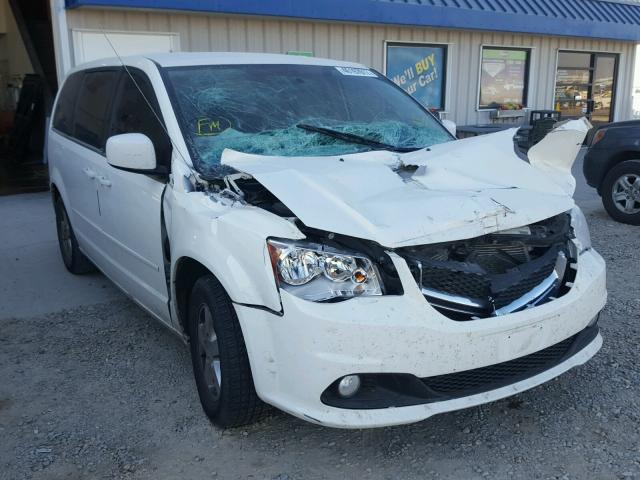 2C4RDGDG3CR177826 - 2012 DODGE GRAND CARA WHITE photo 1