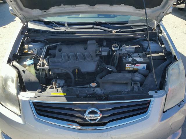 3N1AB6AP9AL621418 - 2010 NISSAN SENTRA 2.0 SILVER photo 7