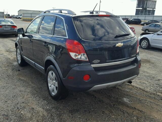 3GNAL2EK6CS541267 - 2012 CHEVROLET CAPTIVA SP BLACK photo 3