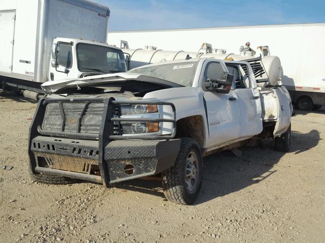 1GC1KUE86GF165014 - 2016 CHEVROLET SILVERADO WHITE photo 2