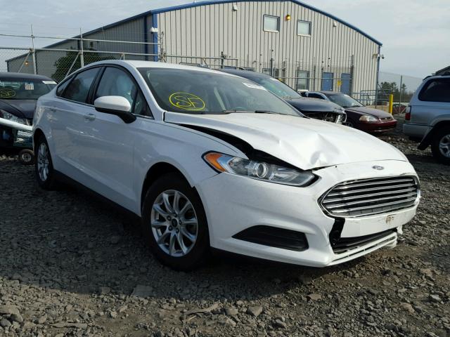 3FA6P0G71GR109060 - 2016 FORD FUSION S WHITE photo 1