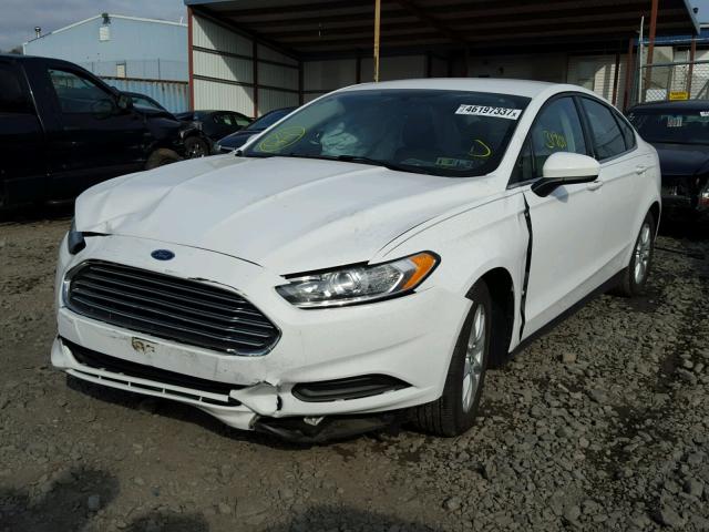 3FA6P0G71GR109060 - 2016 FORD FUSION S WHITE photo 2