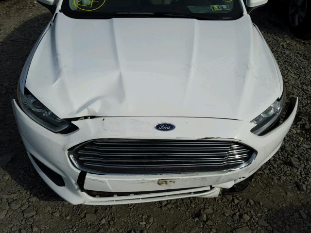 3FA6P0G71GR109060 - 2016 FORD FUSION S WHITE photo 7