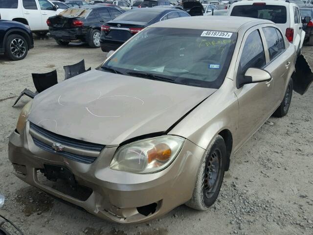 1G1AL55F677366917 - 2007 CHEVROLET COBALT LT TAN photo 2