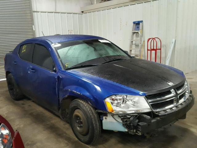 1C3CDZAB9EN190384 - 2014 DODGE AVENGER SE BLUE photo 9