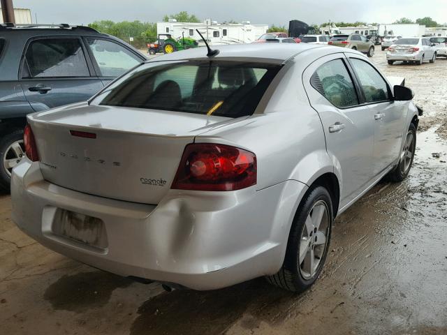 1B3BD2FB9BN585184 - 2011 DODGE AVENGER LU SILVER photo 4