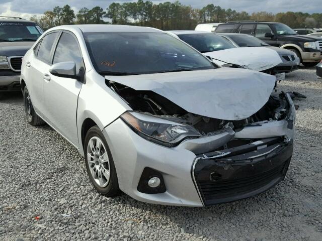 2T1BURHE5EC160860 - 2014 TOYOTA COROLLA L SILVER photo 1