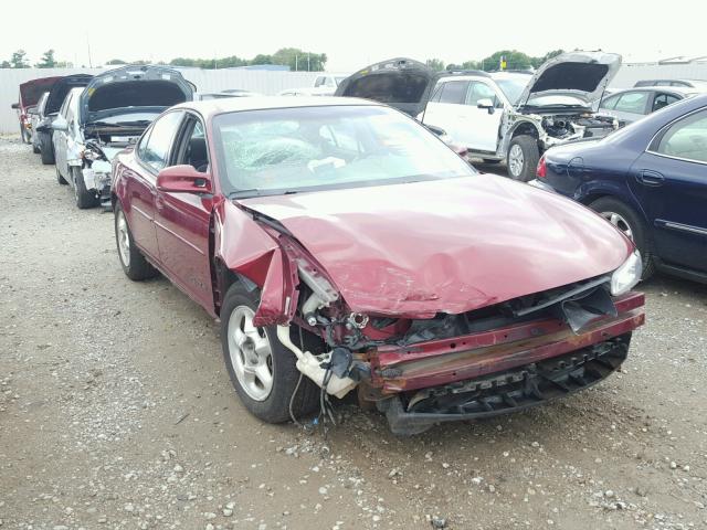 1G2WK52J02F136561 - 2002 PONTIAC GRAND PRIX MAROON photo 1