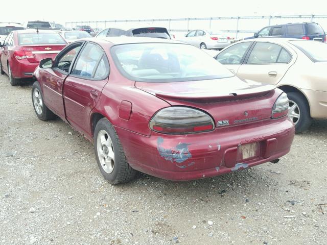 1G2WK52J02F136561 - 2002 PONTIAC GRAND PRIX MAROON photo 3