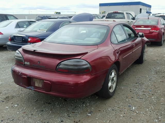 1G2WK52J02F136561 - 2002 PONTIAC GRAND PRIX MAROON photo 4