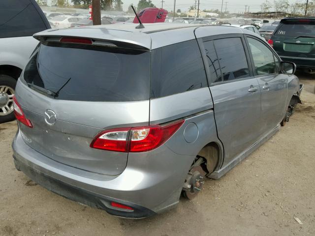 JM1CW2CL1C0135750 - 2012 MAZDA 5 GRAY photo 4