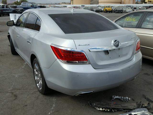 1G4GE5EV3AF291766 - 2010 BUICK LACROSSE C SILVER photo 3