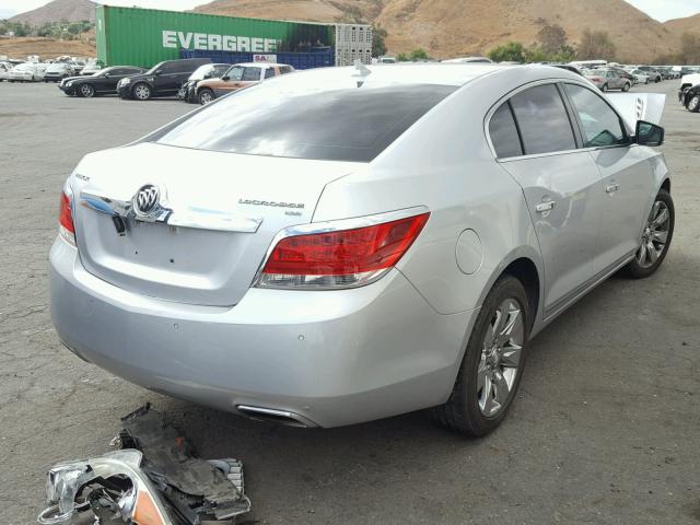 1G4GE5EV3AF291766 - 2010 BUICK LACROSSE C SILVER photo 4