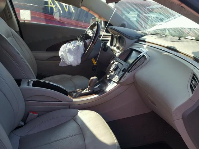 1G4GE5EV3AF291766 - 2010 BUICK LACROSSE C SILVER photo 5