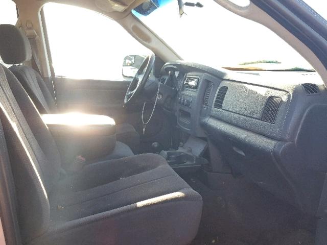3D7KU28623G712386 - 2003 DODGE RAM 2500 S SILVER photo 5